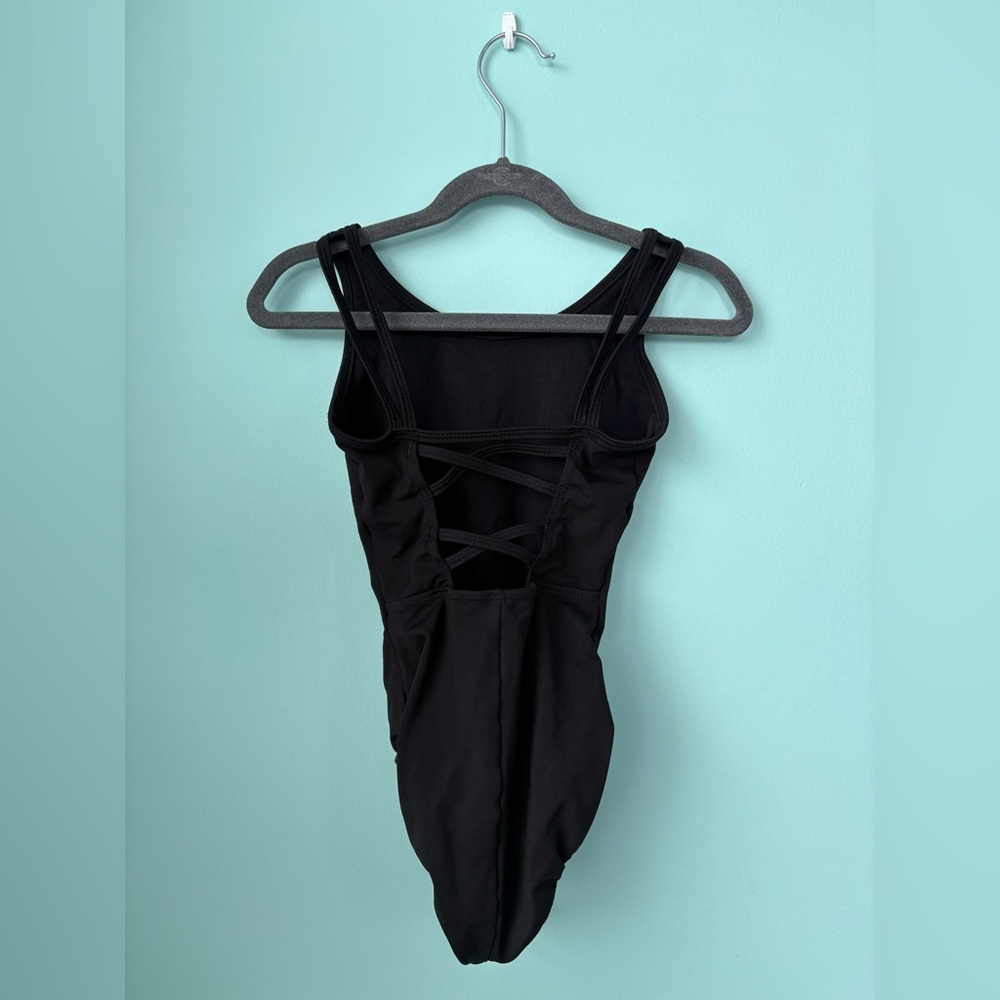 Black Strappy So Danca Child Leotard